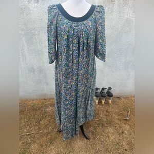 Vintage Bete Collection Honolulu Muumuu Dress Multicolored Women’s 8